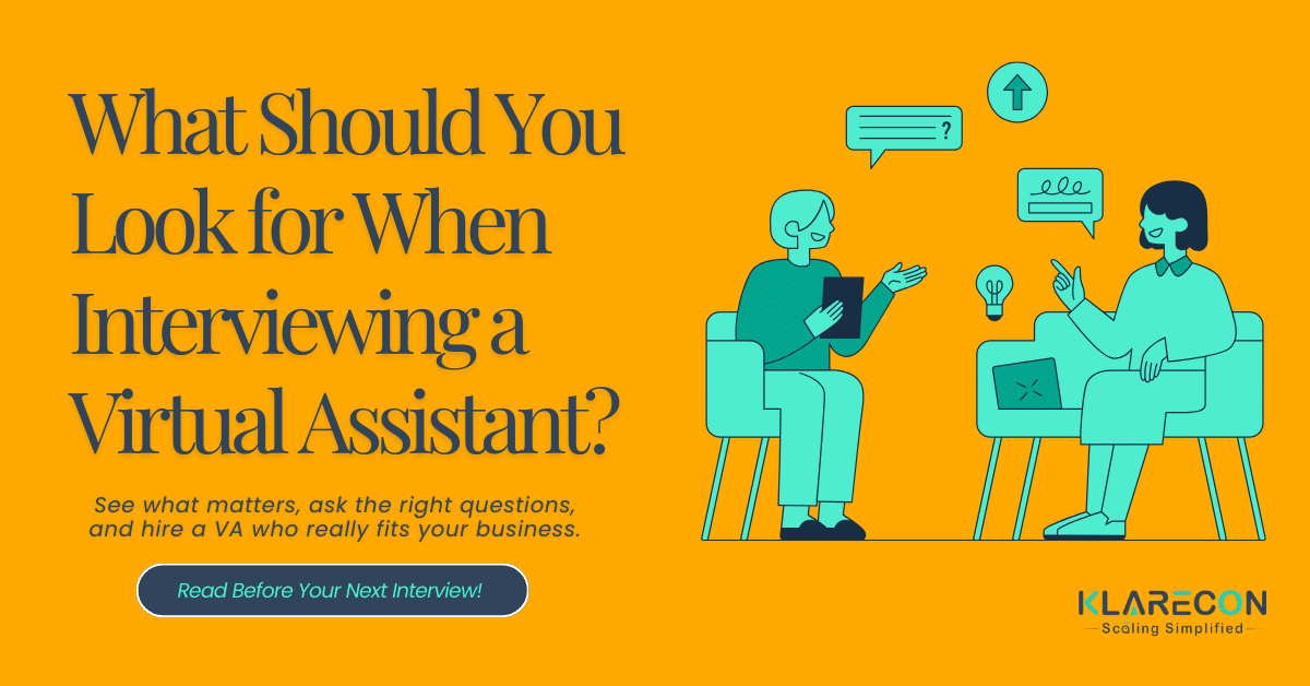 What Should You Look for When Interviewing a Virtual Assistant?